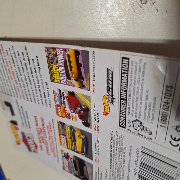 HOT WHEELS 2001 TARGET EXCLUSIVE EDITORS CHOICE SERIES '57 CHEVY ROD & CUSTOM RR - Picture 7 of 8
